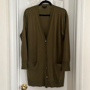 J. Crew Long Boyfriend Cardigan